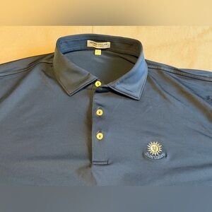 Peter Millar Summer Comfort Promo Polo Shirt Sun Valley Size XL Stretch